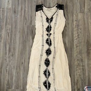 Long black and white Jessica Taylor dress